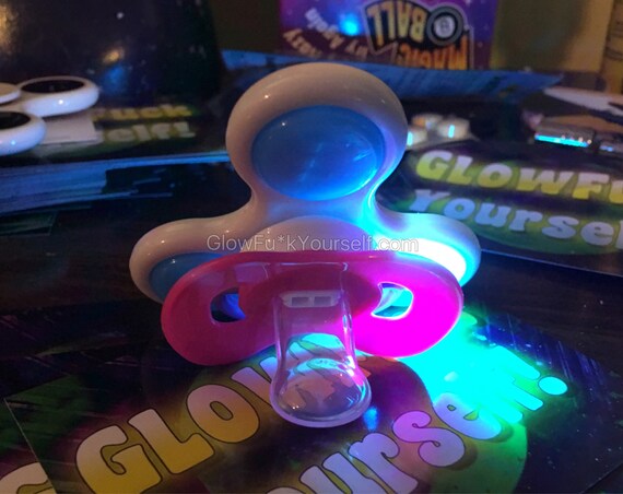 LED & Bluetooth speaker Fid Spinner pacifier suckle the