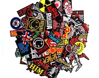 Music Rock Band Pop Indy Random Embroidered Sew Iron On Patch Applique Wholesale