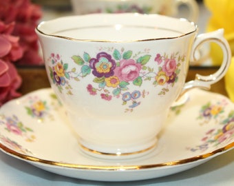 COLCLOUGH Bone China Teacup and Saucer Set
