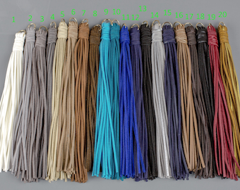 2 Pcs-- Suede TASSEL Tassles High Quality 7.5 inches Extra long and Thick