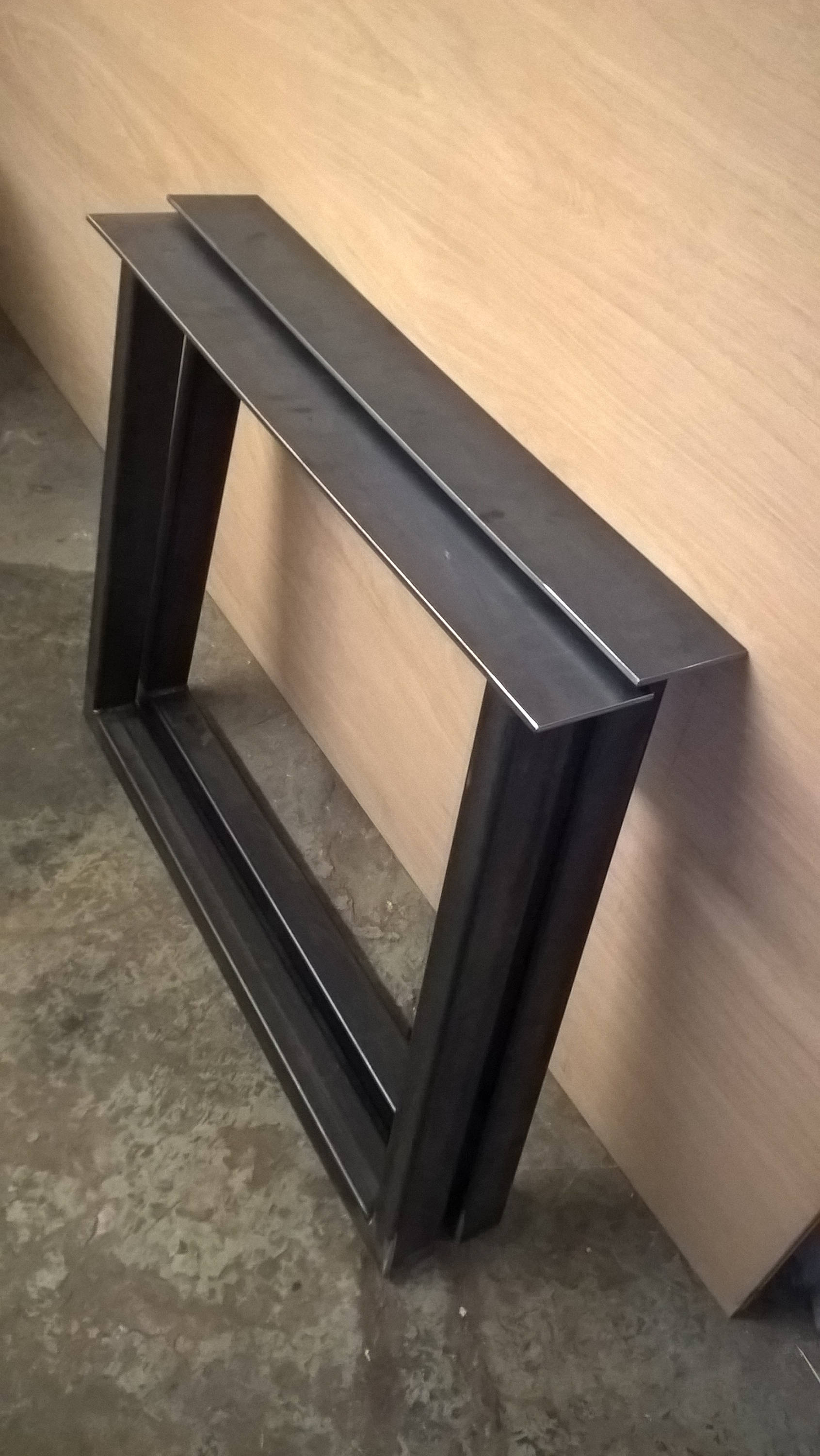 Square Industrial Style Metal Table Legs