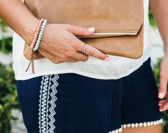 Leather Fold Over Clutch, Foldover Clutch, Leather Foldover Clutch, Vegan Leather Clutch, Clutch Bag, Leather Clutch, Bridesmaid gift
