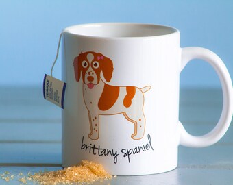 Brittany Spaniel Mug (girl)