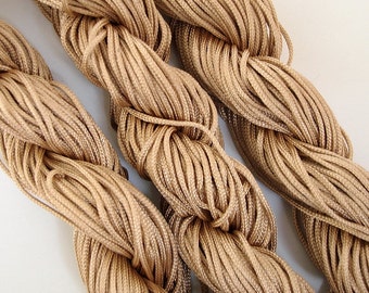 Camel Braided Beading Nylon Cord Chinese Knot Cord 1mm.