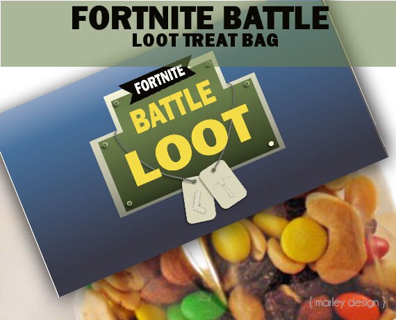 Printable Fortnite Treat Bag Toppers | Birthday Wikii - 570 x 460 jpeg 56kB