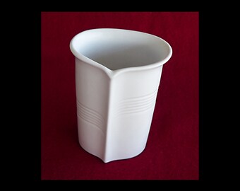 Vintage Soholm Denmark Vase, White Ceramic, 1960’s