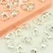 50Pcs Heart Shaped Silver Lobster Clasps 12mm, Silver Plated Lobster Clasps, Bracelet/necklace Jewelry Findings