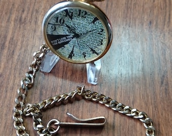 Advertising pocket / pendant watch, with Chain from Servomex