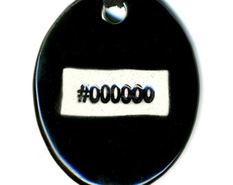 Black Ceramic Necklace