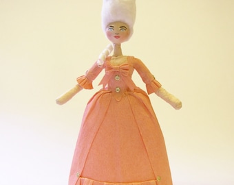 Auf Bestellung gemacht-gesponnen Baumwolle Marie Antoinette Christmas Ornament