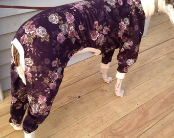 Greyhound Light weight 4 leg pajamas custom