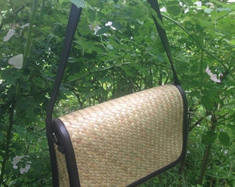 Woven straw bag hand bag shoulder bag