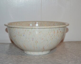 Melmac Confetti Splatter Mixing Bowl 118 ~ Vintage Garbage Mixing Bowl