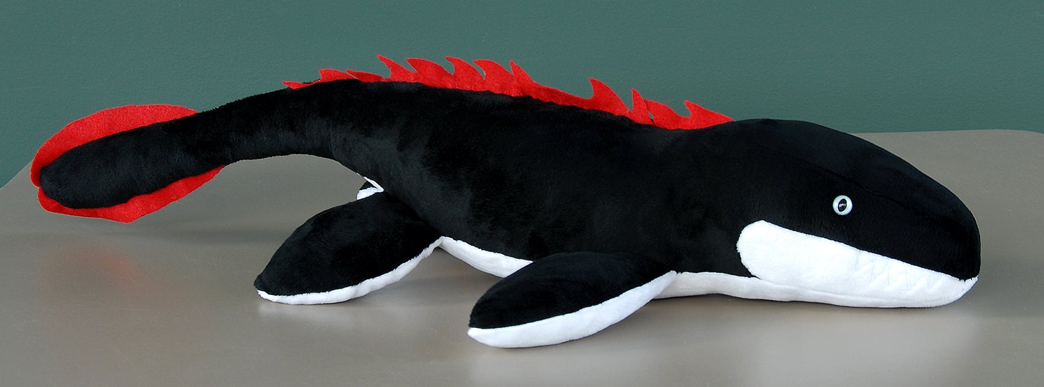 jurassic world mosasaurus plush