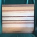 BD337 14"X123/4" CUTTING BOARD 5 species of segmented wood