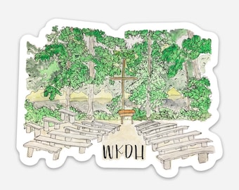 Camp WKDH Sticker