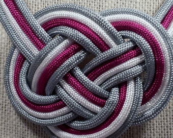 Infinity knot necklace.