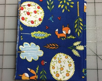 HALF YARD cut of Dena Designs - Fox Playground - Playground in Navy - PWDF189