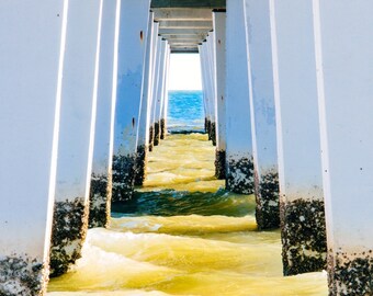 Beneath a Florida Pier