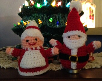Crochet Mrs Santa Claus Ornament