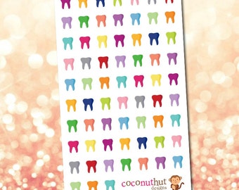 Dentist / Tooth / Teeth Planner Stickers
