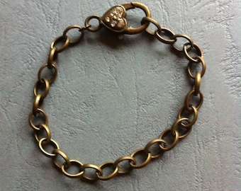 Bracelet links oval length 19.5 cm