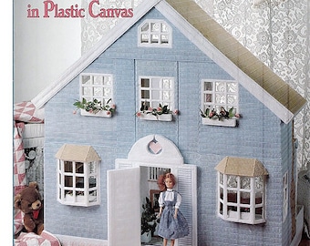 Fashion Doll House in Plastic Canvas Pattern Book. American School of Needlework 3111