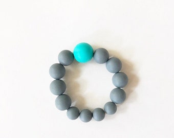 Silicone teething ring toy