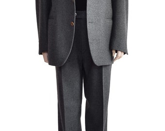Vintage Suit, Men's Suit, Lancio By Marzotto Italian Virgin Wool, Gray Suit, 1960s Men's Suit, Wool Suit, Men's Clothing, Suits, Wool