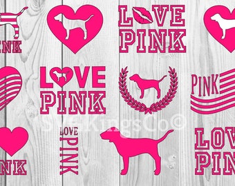 Download Love pink svg | Etsy