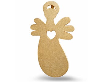 Guardian Angel - Heart - Gold-plated