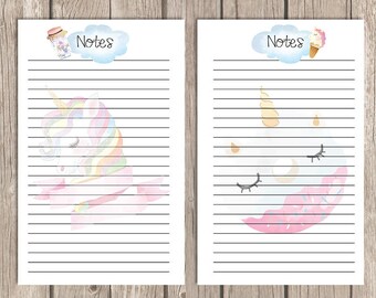 unicorn, personal planner Inserts, planner inserts, notes, kikki k, filofax, hexagon, UNICORN, diary, writing