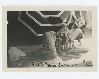 Vintage Snapshot Photo: "Love To Maria" 1948 (72546)