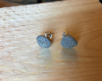 Lake Superior Pebble Earrings