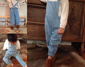 Kid's Overalls PDF Sewing Pattern, Dungarees