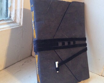 Leather Bound Woven Long Stitch Book