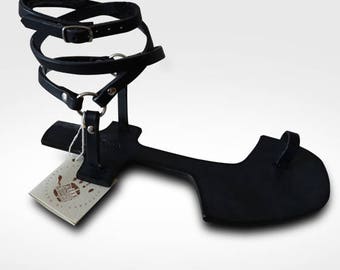 Handmade Leather Sandals Men's Genuine Leather and Vegetable