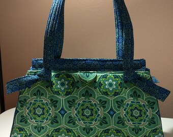 Floral Medallions Flex Frame Purse
