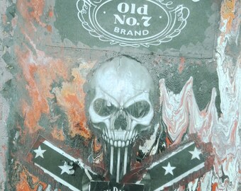 Jack Daniels skull decor