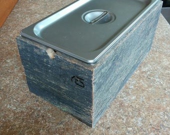 Countertop Compost Bin Recycle Garbage Kitchen Scraps Coffee