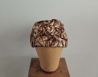 Vintage 1950’s Ruched Bucket Hat