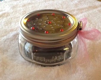 Short Powder Shaker Jar and 1/2 cup Body Powder
