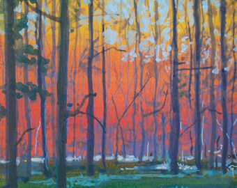 Trees at Dusk (2)