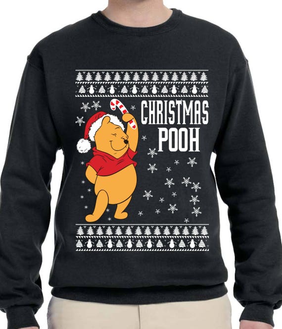winnie the pooh ugly christmas sweater