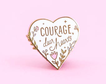 Courage Enamel Pin - Pastel Version | Lapel Pin - Enamel pins - Narnia pin