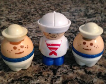Three Toy Sailors by Shelcore and Little Tikes