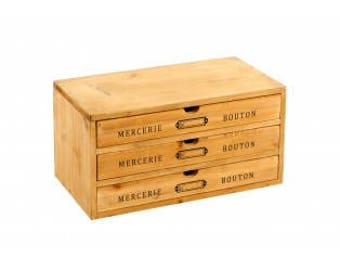 Haberdashery buttons drawers