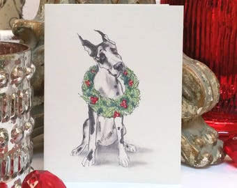 Boxed Great Dane Holiday Cards