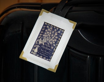 Luggage Tag Jane Austen PRIDE & PREJUDICE