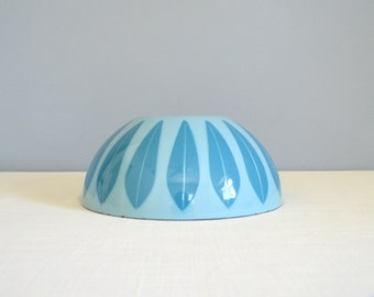 Vintage Cathrineholm Lotus Blue on Blue Bowl 9.5"